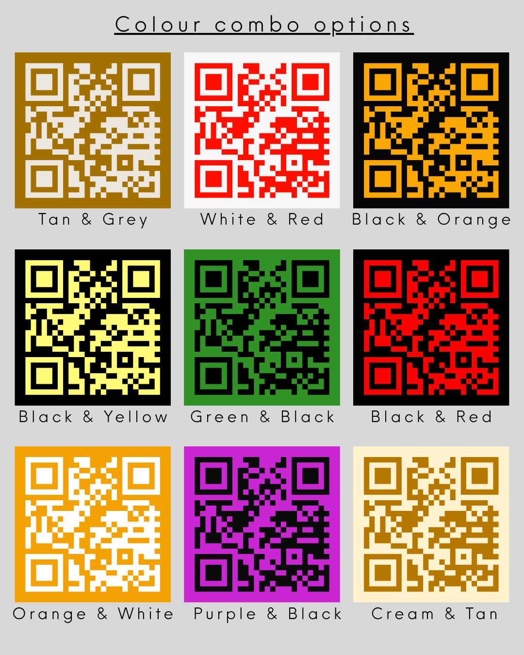 Custom QR Code Stickers
