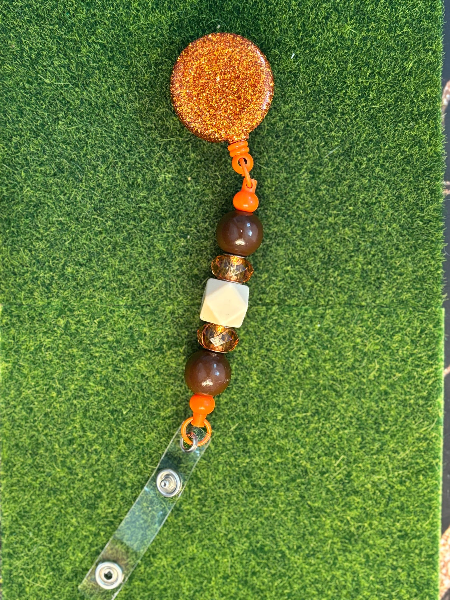 Fall Badge Glitter Resin Reel