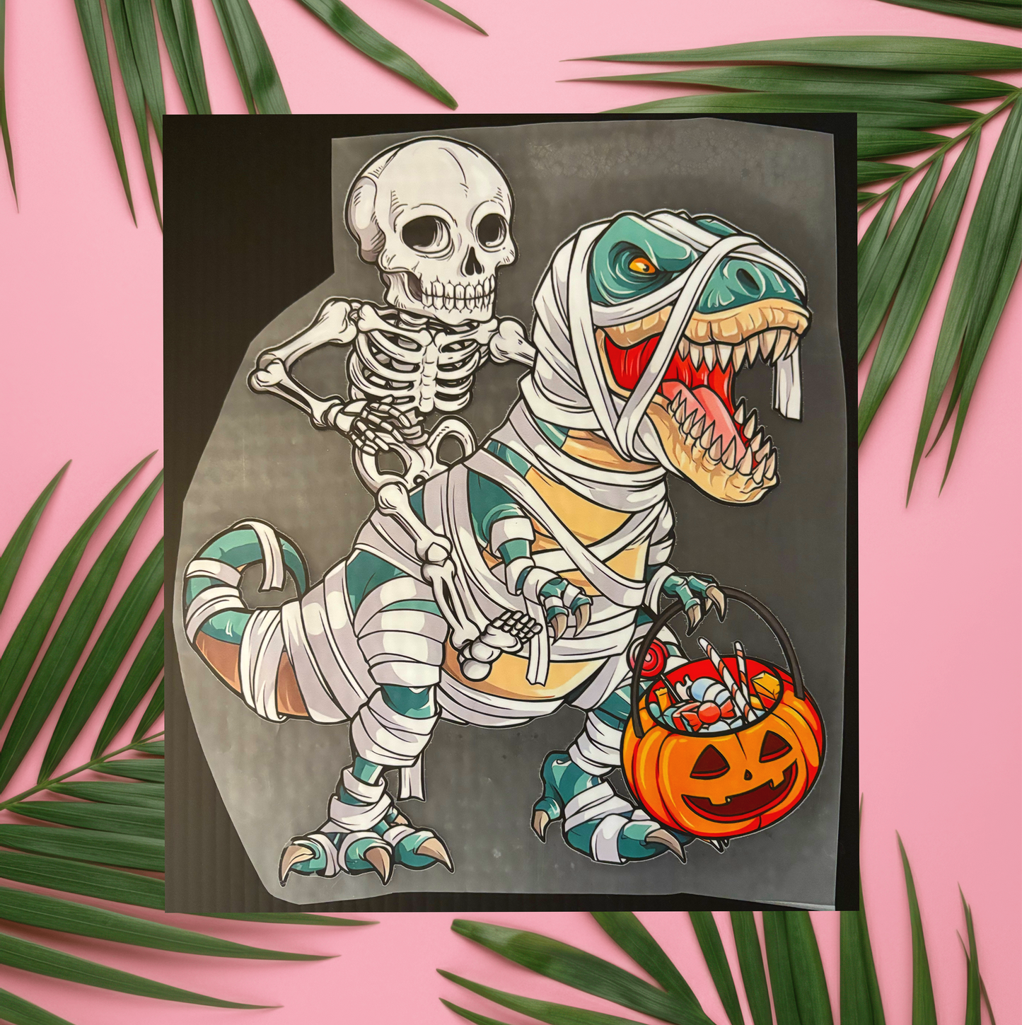 Skelly on T-rex