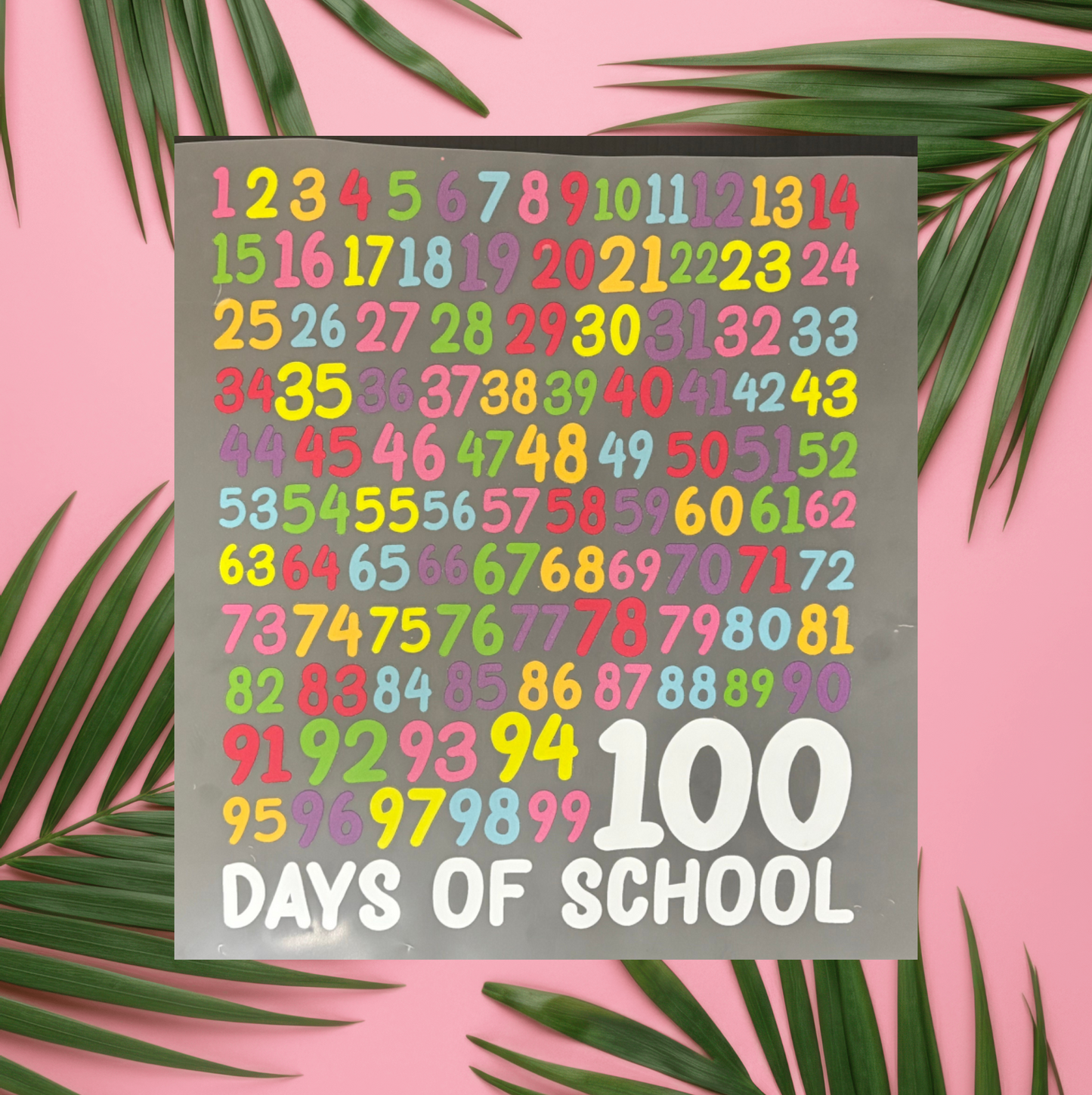 1-100 Days Of School