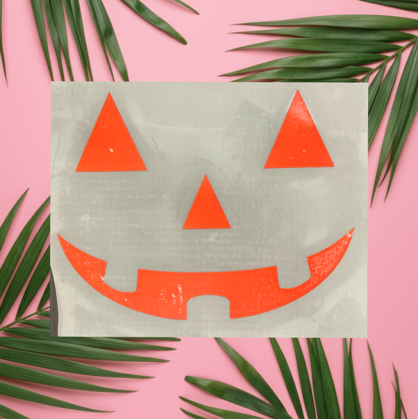 Orange Jack-o-Latern Face