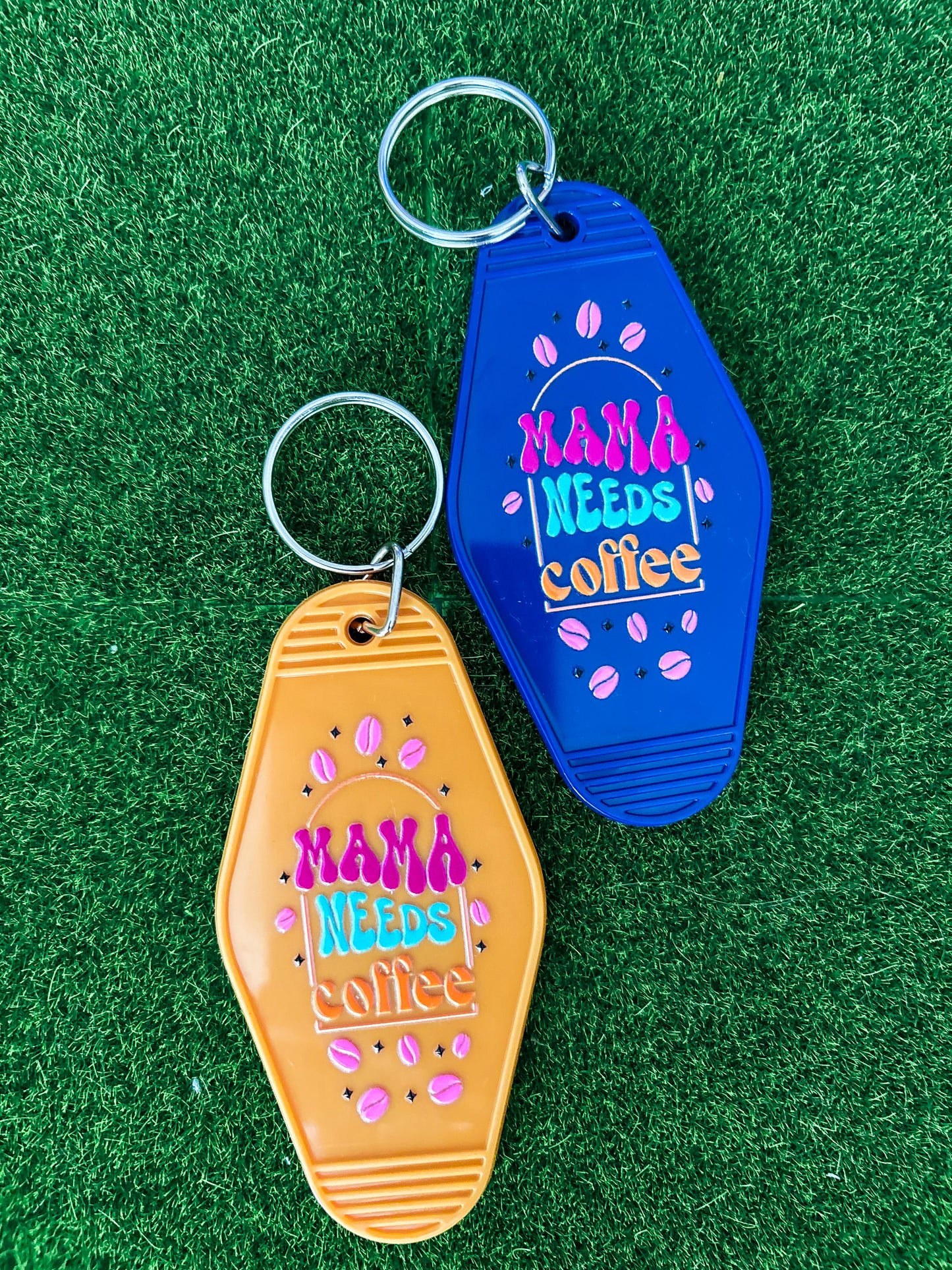 Mama Coffee Keychain