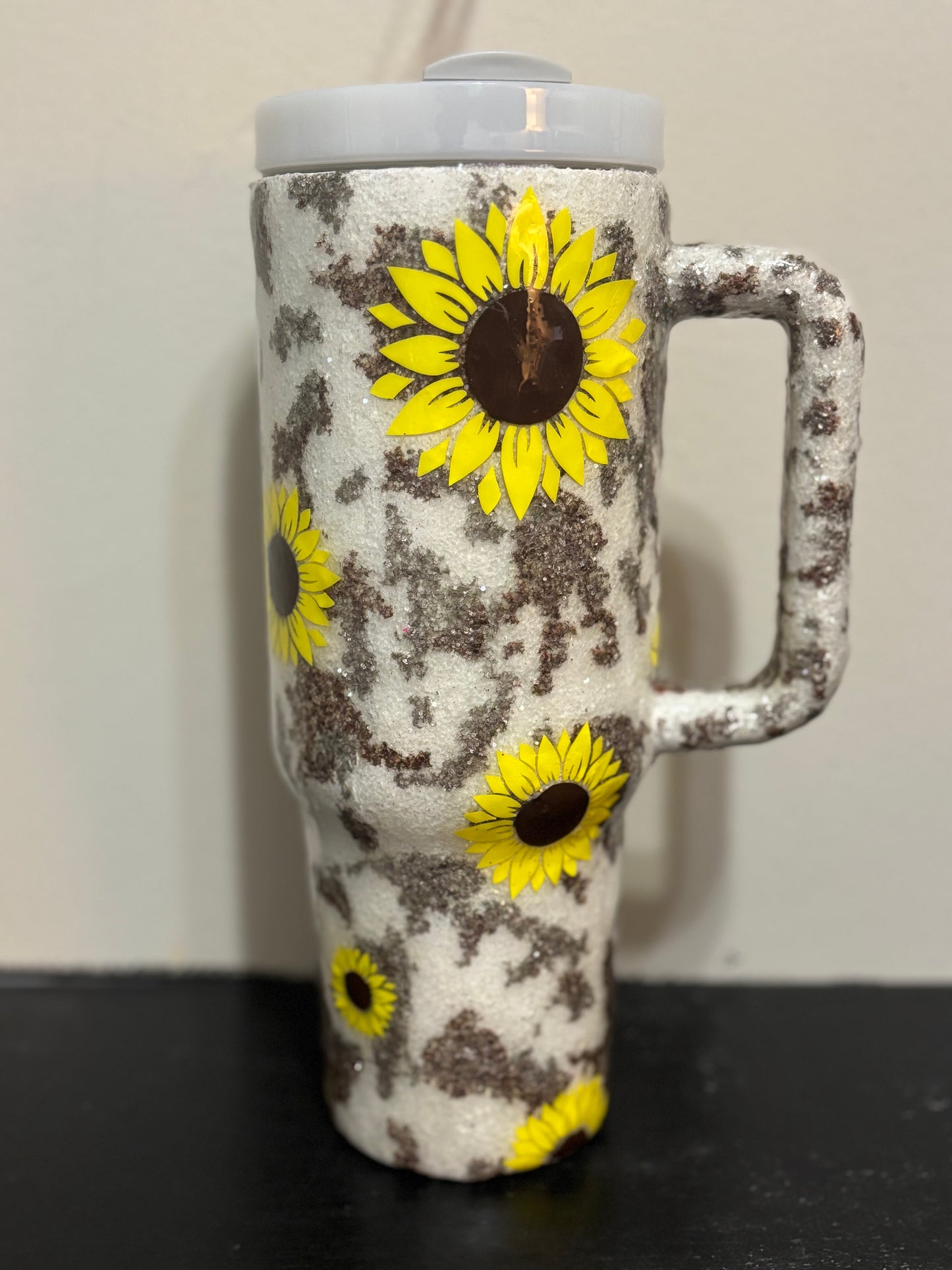 40oz Sunflower Cow