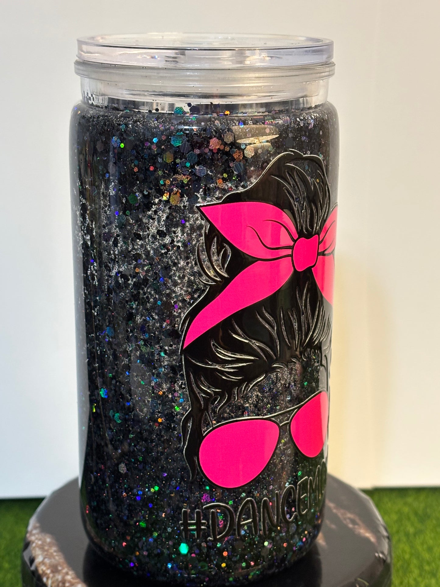 Dance Mom SG Glitter 16oz Tumbler