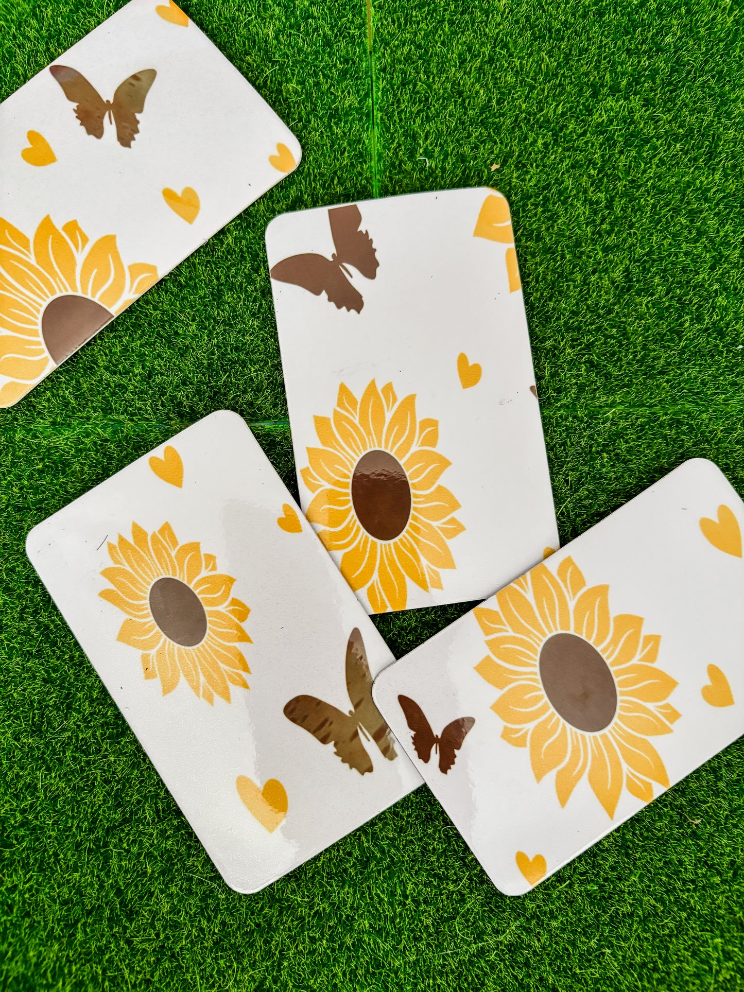 Butterfly Sunflower Magnet