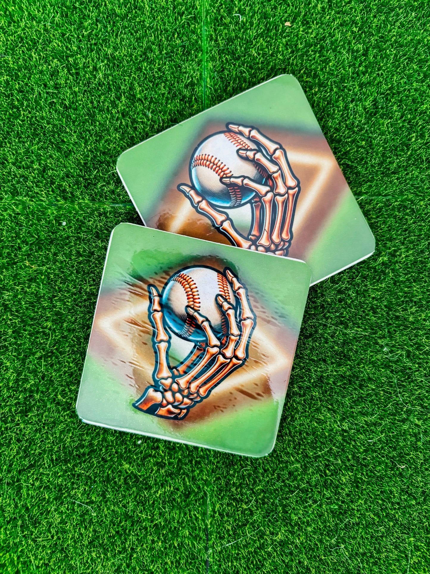 Skull Hand Ball Magnet