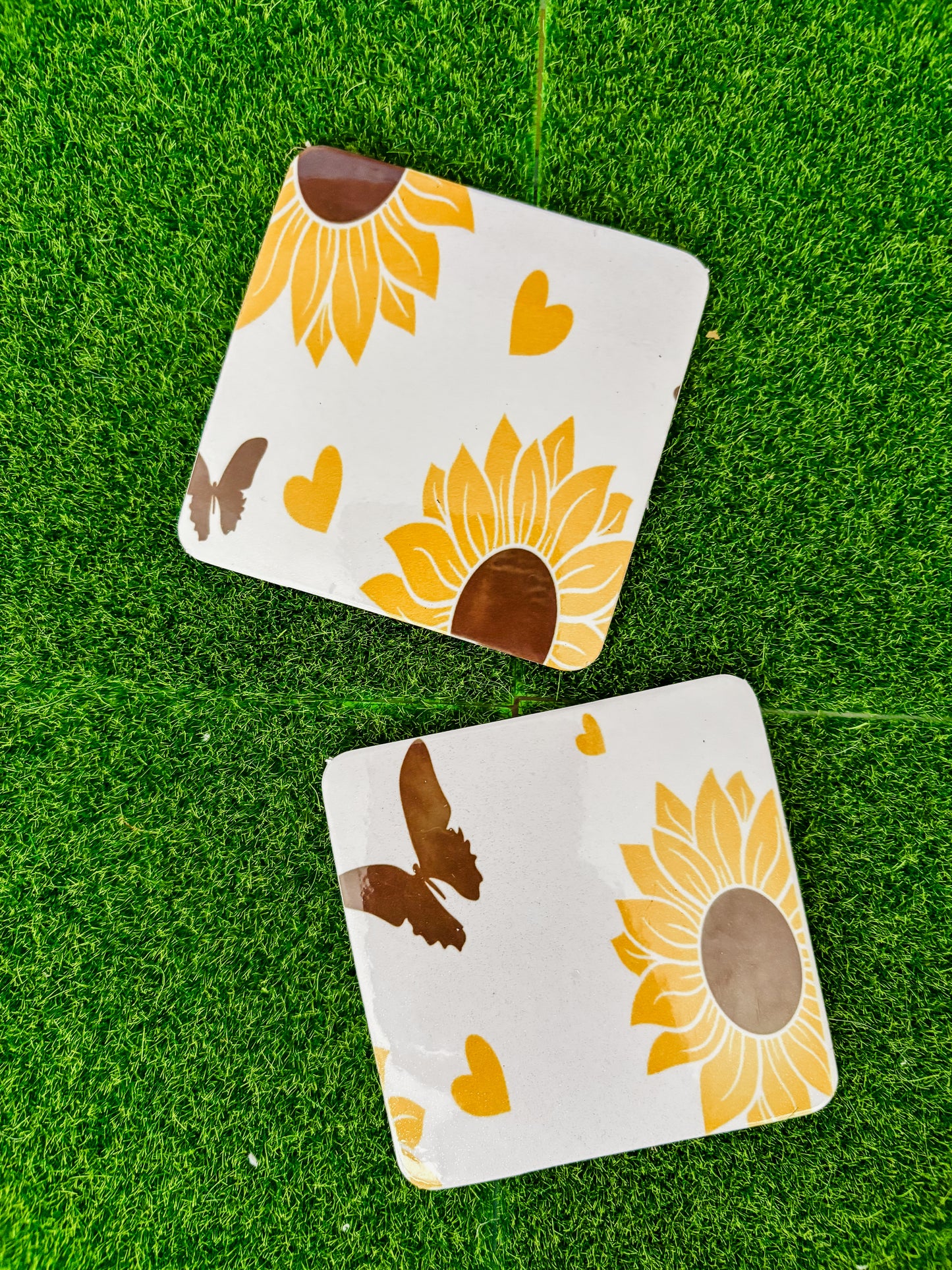 Butterfly Sunflower Magnet
