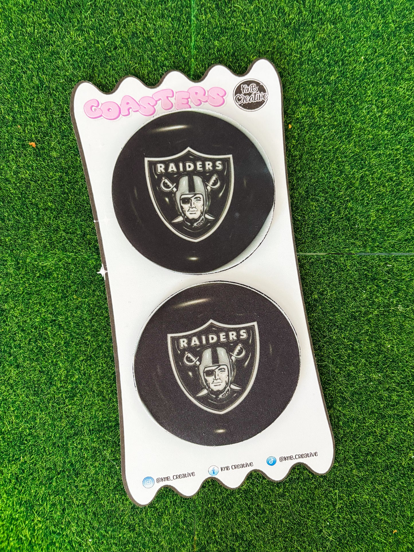 Football Small Circle Coasters