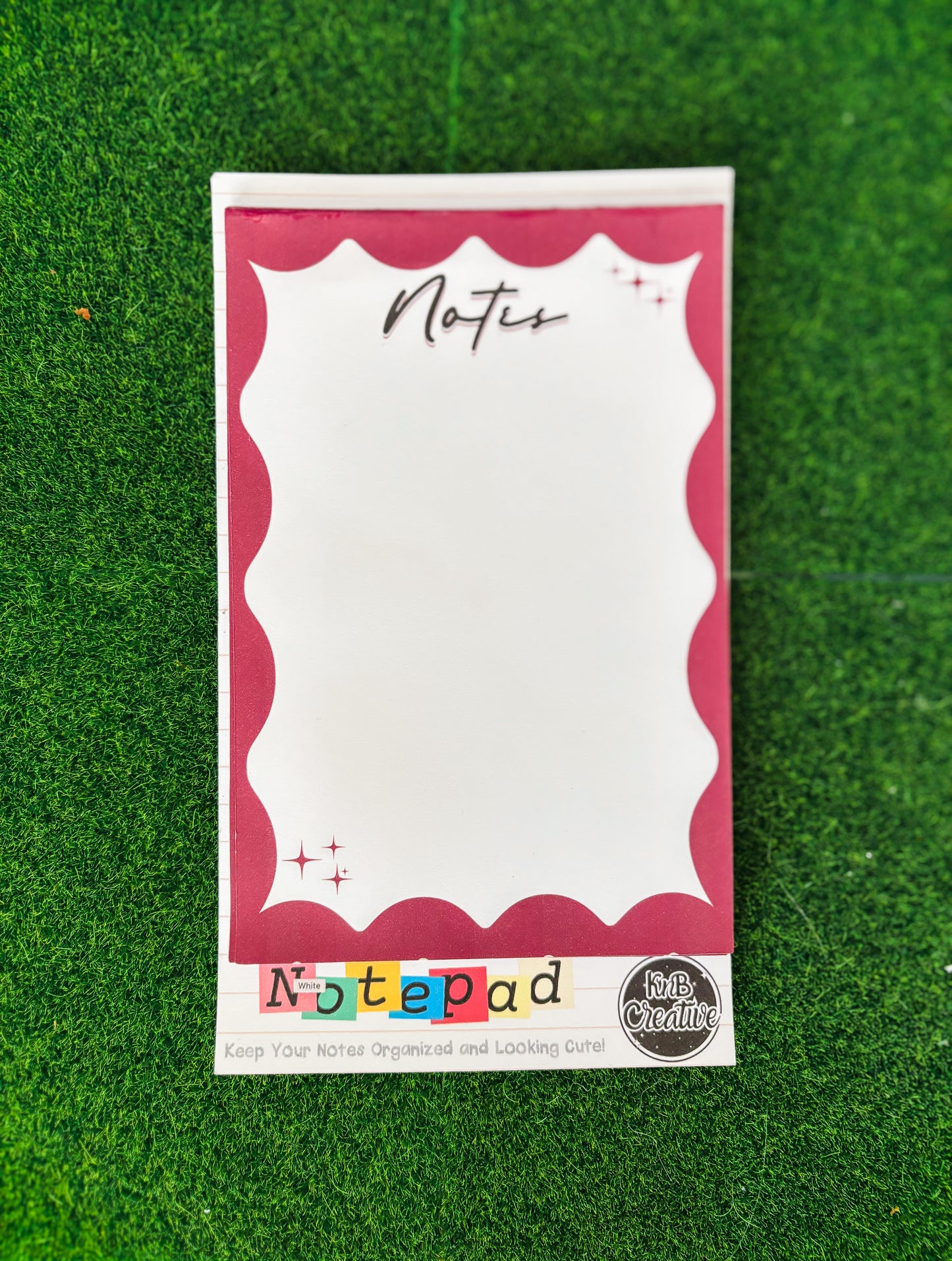 Burgundy Notepad