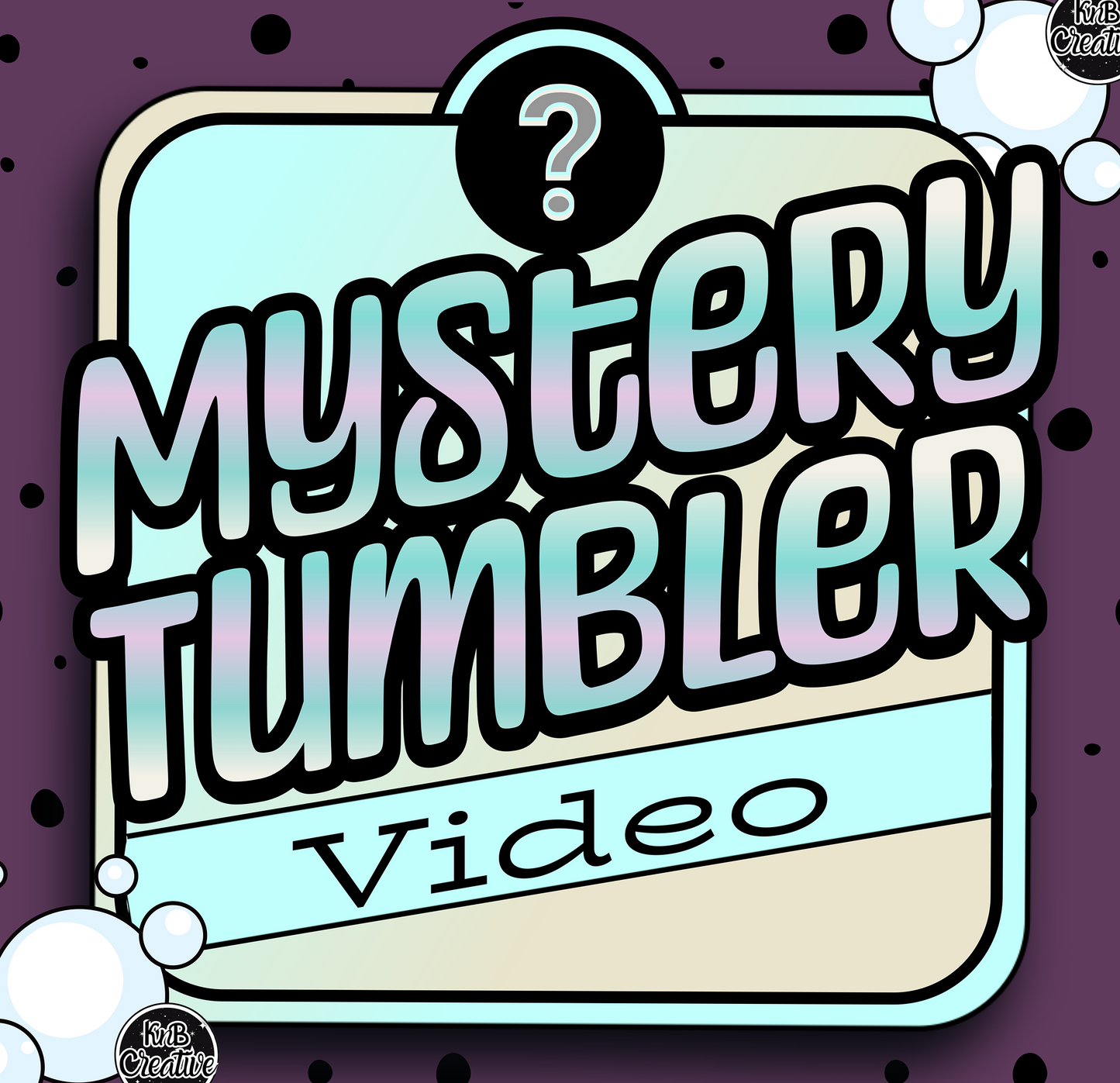 Mystery Snow Globe Tumbler Video