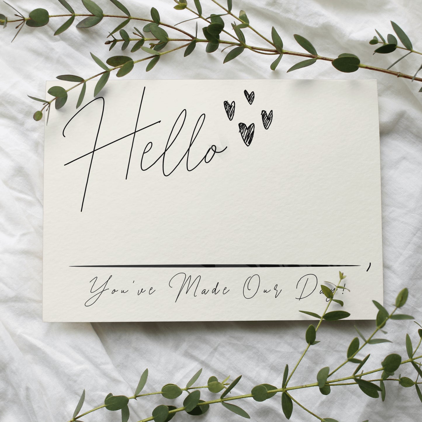 Hello Customer - Thank You Cards