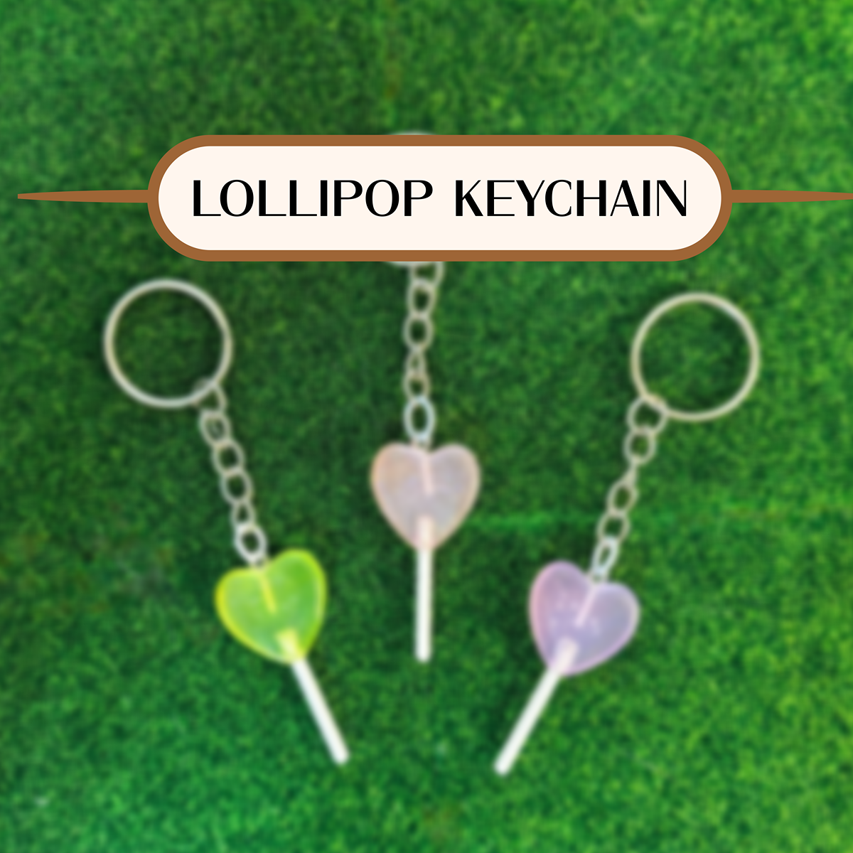 Lollipop Keychain