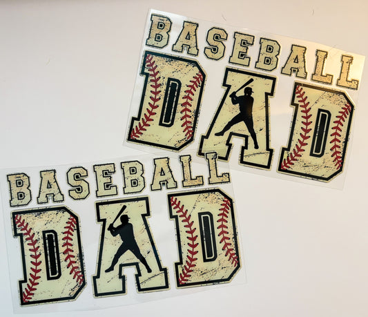 Baseball Dad Decal