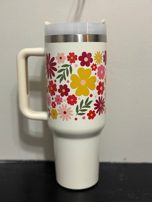 40oz Floral Wrap