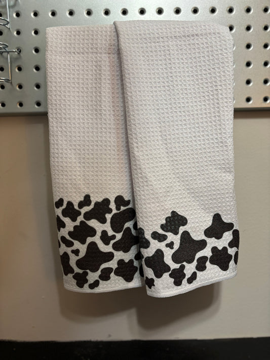 Cow Print Tea Towels