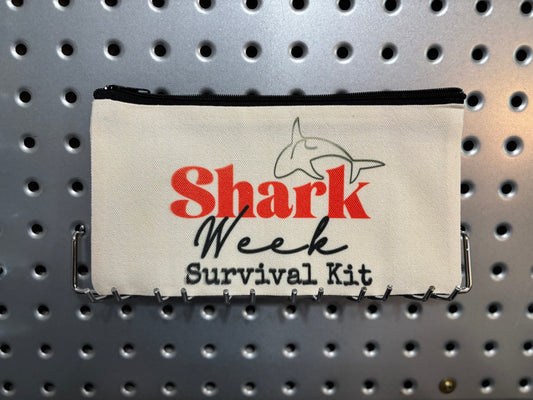 Shark Week Zipper Pouch