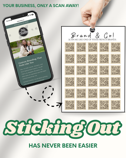 Custom QR Code Stickers
