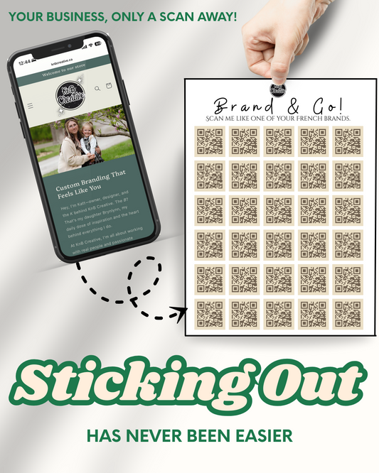 Custom QR Code Stickers