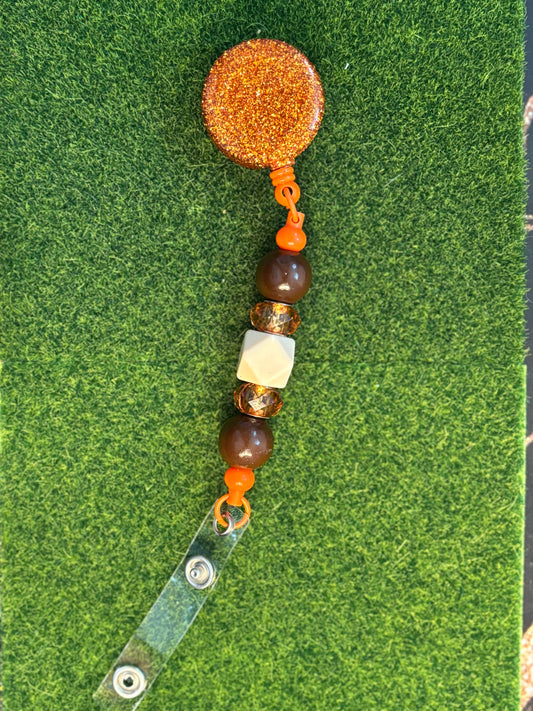 Fall Badge Glitter Resin Reel