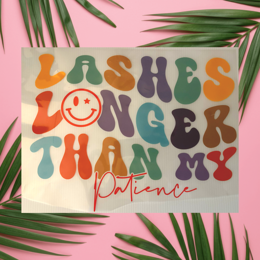 Lashes Longer Than Patience