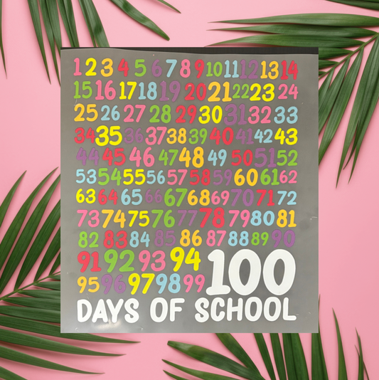 1-100 Days Of School
