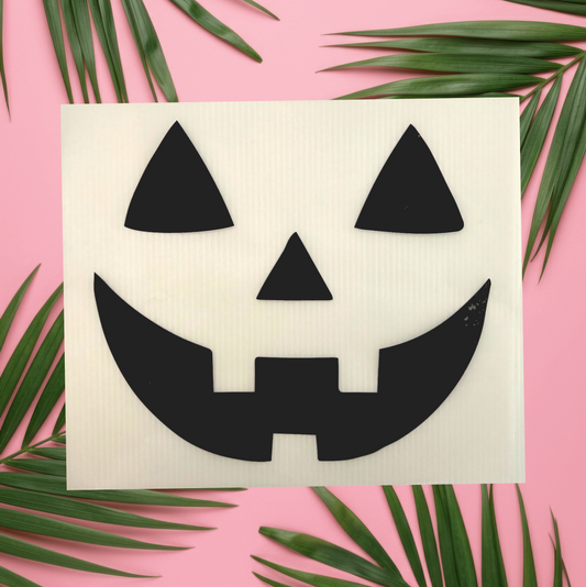 Black Jack-o-Latern Face