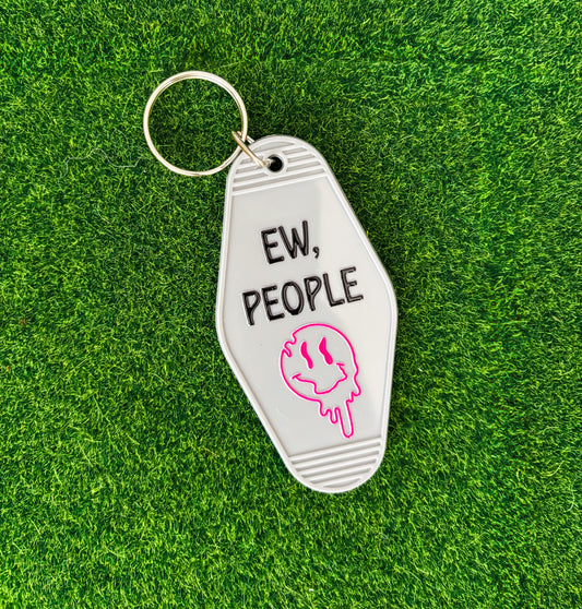 Ew, People Keychain