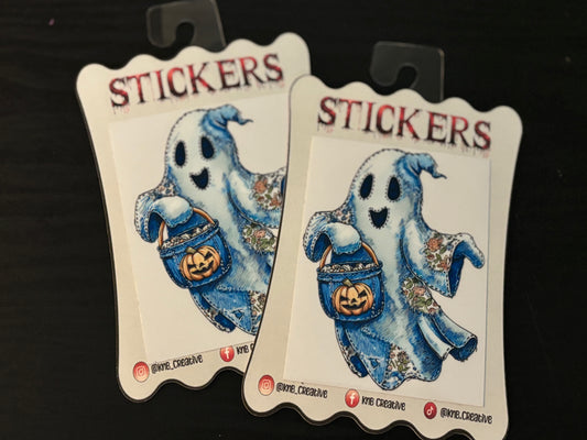 Blue Plaid Quilted Ghost 10