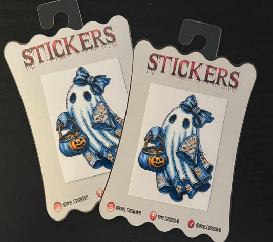 Blue Plaid Quilted Ghost 5