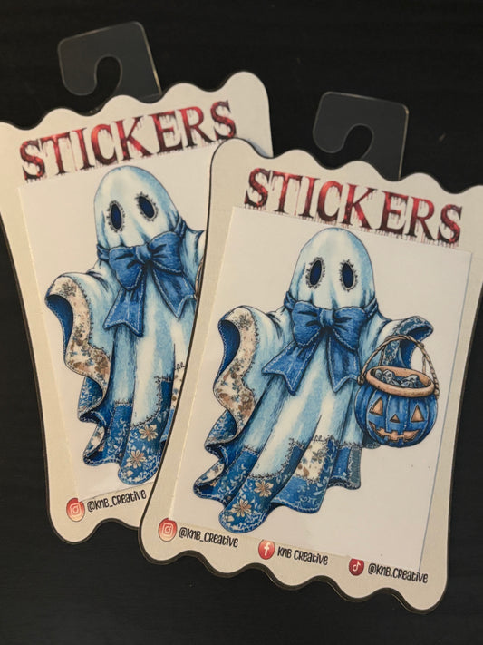 Blue Plaid Quilted Ghost 9