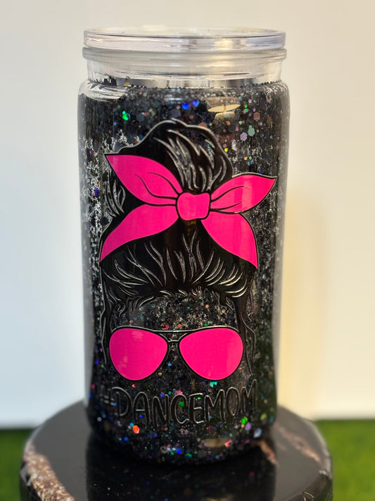 Dance Mom SG Glitter 16oz Tumbler