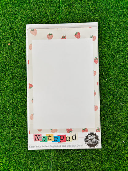 Neutral Fruit Notepad