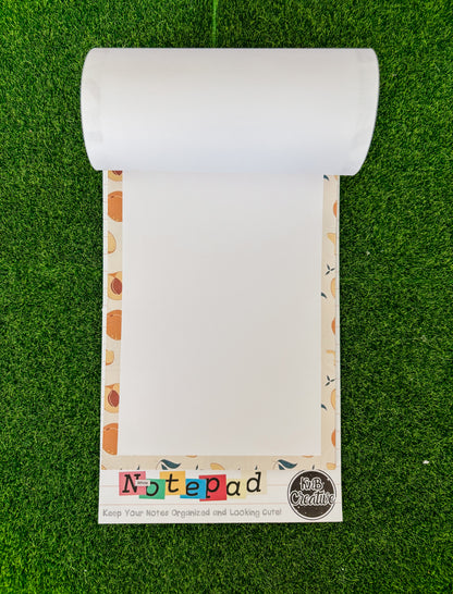 Neutral Fruit Notepad