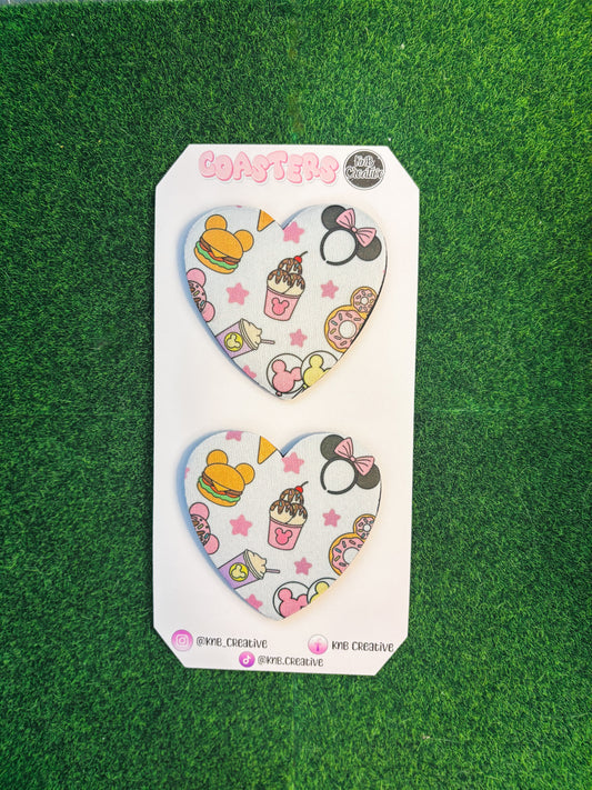 Magical Treats Heart Coaster