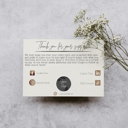 Hello Customer - Thank You Cards