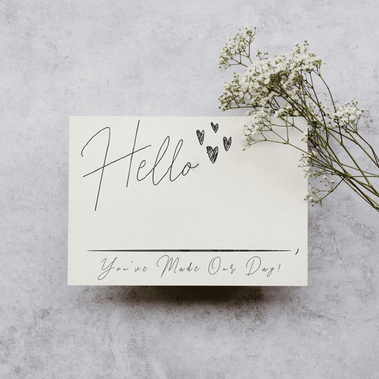 Hello Customer - Thank You Cards
